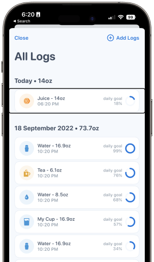 more water tracker features
