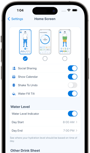 features of waterminder